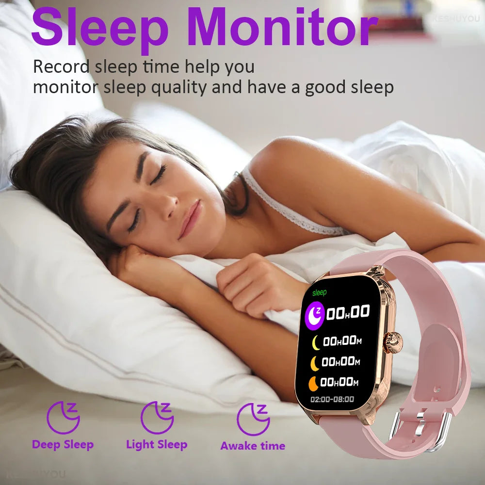 KESHUYOU New Smart Watch H9 Pro MAX 2.01-inch HD Display Bluetooth Call Message Alert Sports Mode Smartwatch For Men Women