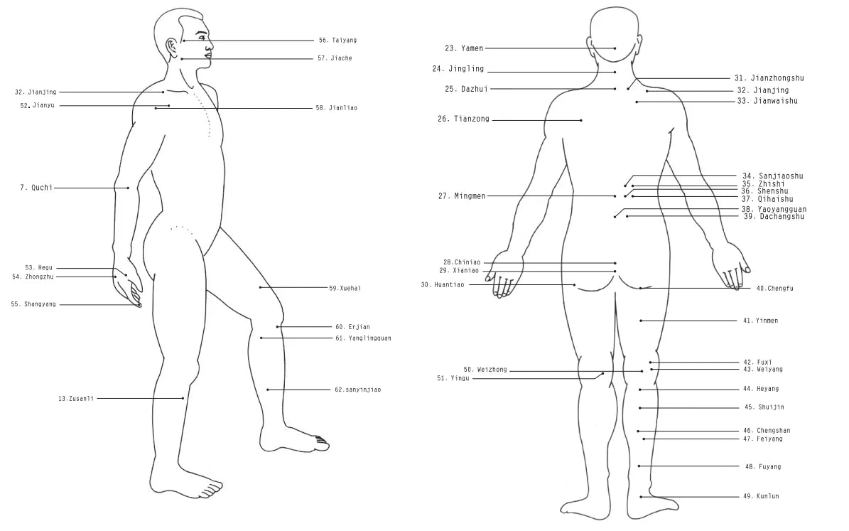 Health And Wellness Products Bio Meridian Energy Therapeutic Apparatus EMS Muscle Stimulator Bioenergy Massage Device