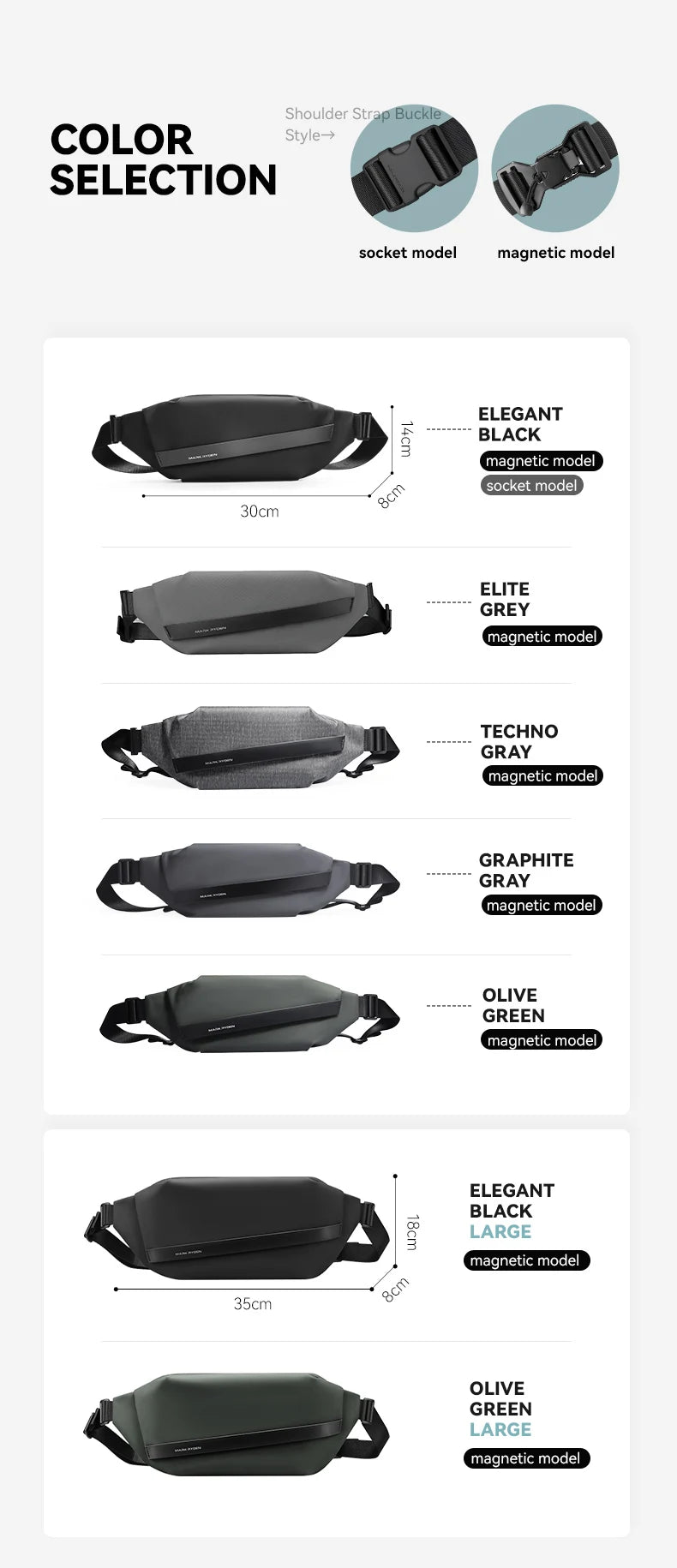 Mark Ryden magnetic closure crossbody bag sling bag small bag crossbody bags luxury designer bags for man for women