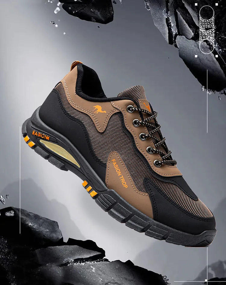 Men's sports and casual outdoor hiking and mountaineering shoes are anti-slip, wear-resistant, comfortable and breathable