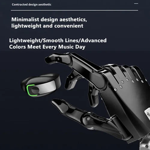 Bluetooth Headset With Microphone Ear Clip Headphone TWS Wireless Earphone Single In-Ear HD HiFi Stereo Touch Control Sports New