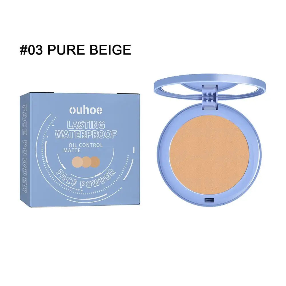 Sunscreen Powder Cosmetic Face Powder Oil-Control Waterproof Lasting Matte Concealer Makeup Pressed Powder Korean Cosmetic  4.8