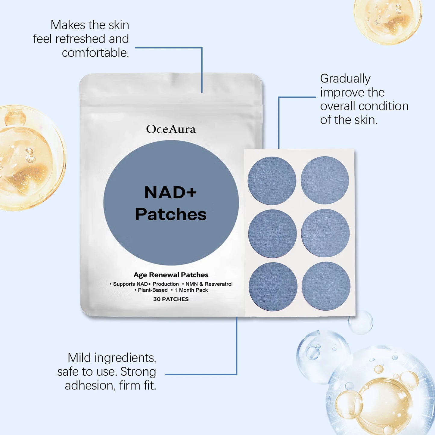 Body Care Patch: Gently Nourishes the Skin, Comfortably Boosts Youthful Vitality – A Portable Patch
