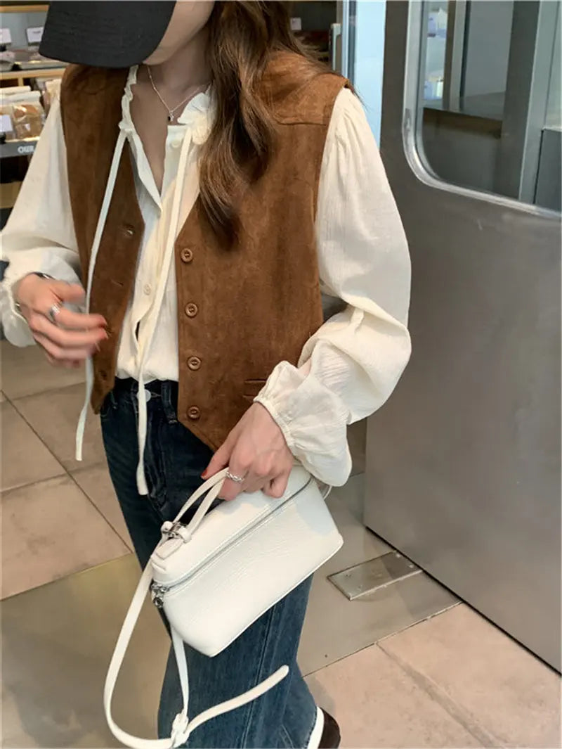 سترات أنيقة للنساء، معطف ربيعي وخريفي، مناسب لجميع المناسبات، كاجوال، موضة كورية، أناقة هاراجوكو، ملابس الشارع، أناقة نسائية