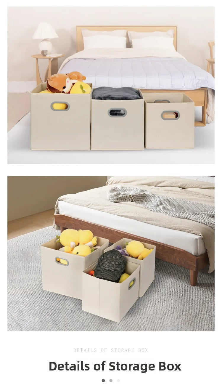 Square id Storage Box Home Dormi Staable Storage Bin Bookcase Storage Box Toy Miscellaneous Item Organizer Box