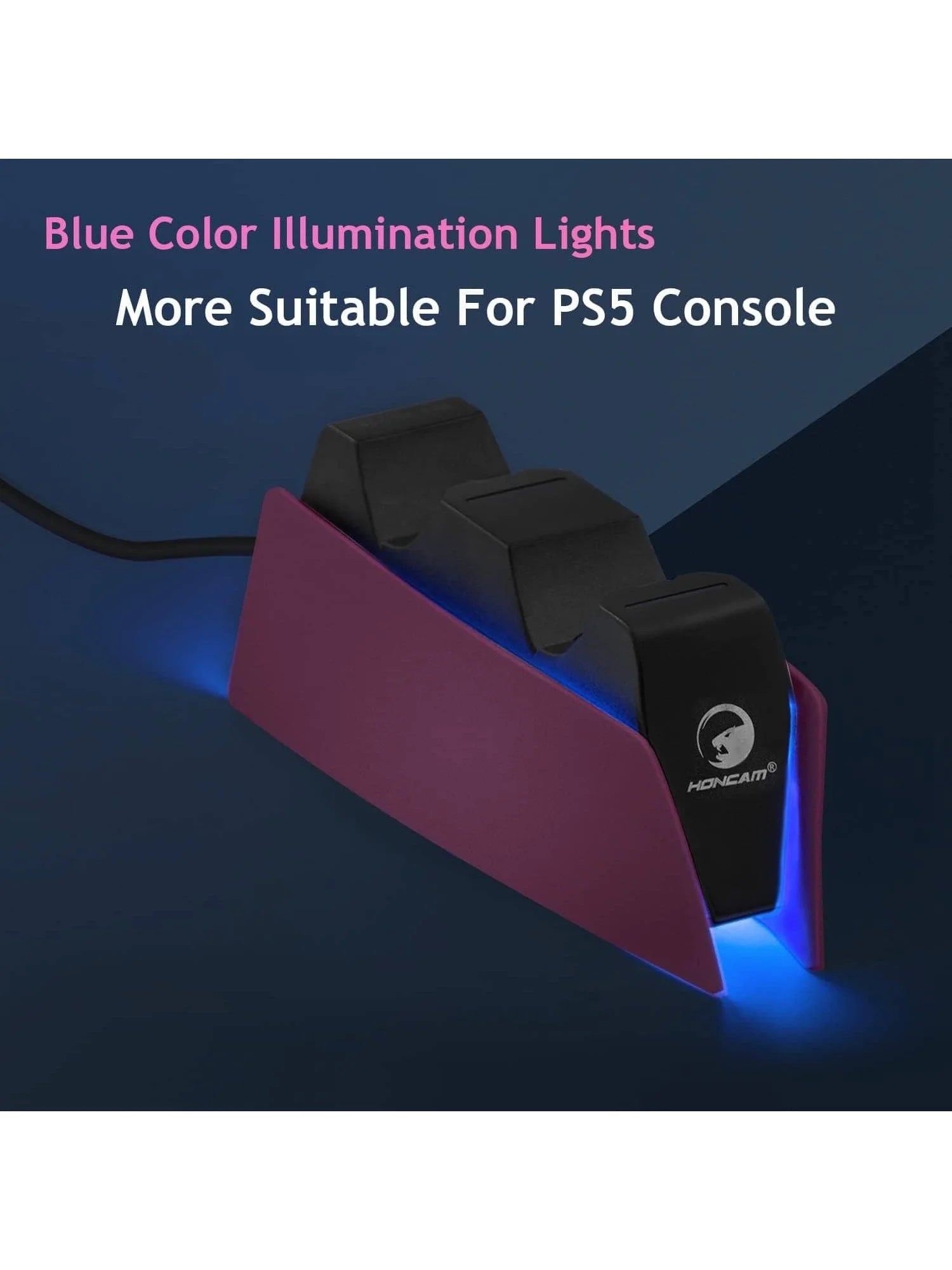 Game Wireless Charging Station for PS5 with Dual Fast Charger Dock and LED Charging Indicators SwiftNest