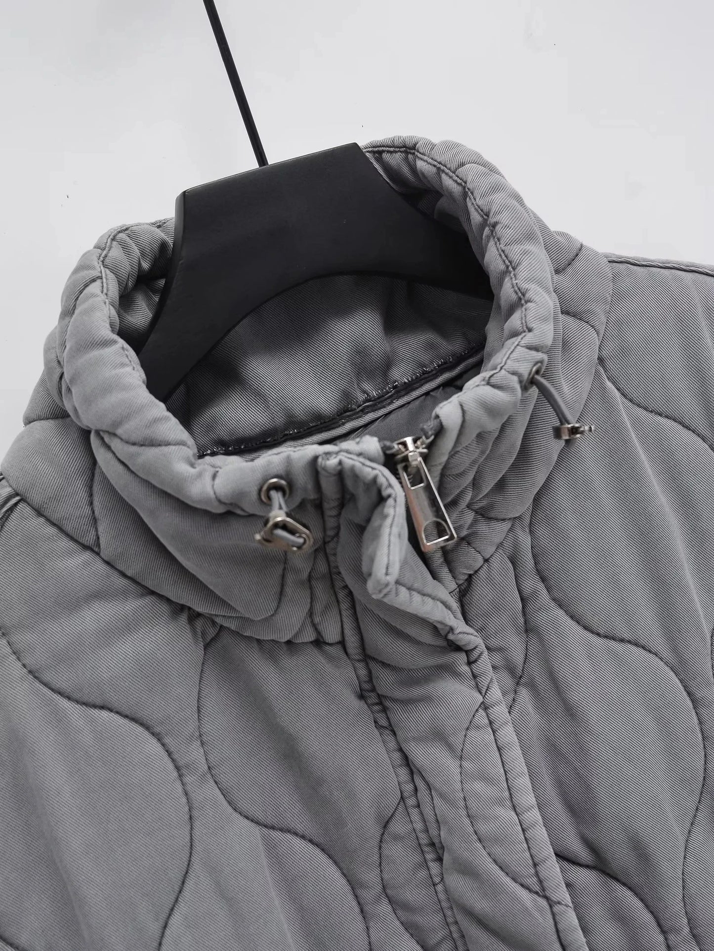 2023 Autumn Winter Fashion Washing Waistcoat Vintage Sleeveless Female Outerwear Chic Vest Tank Top Women Standing Collar Light