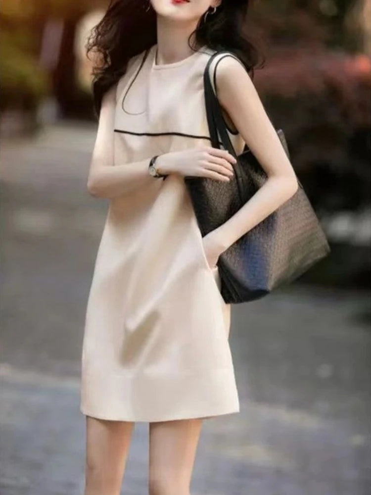 Women's Dress Loose Female Dresses White Holiday Beach X Cheap Casual Elegant Chic Y2k Curvy Fashion Summer 2025 Pretty Retro G SwiftNest