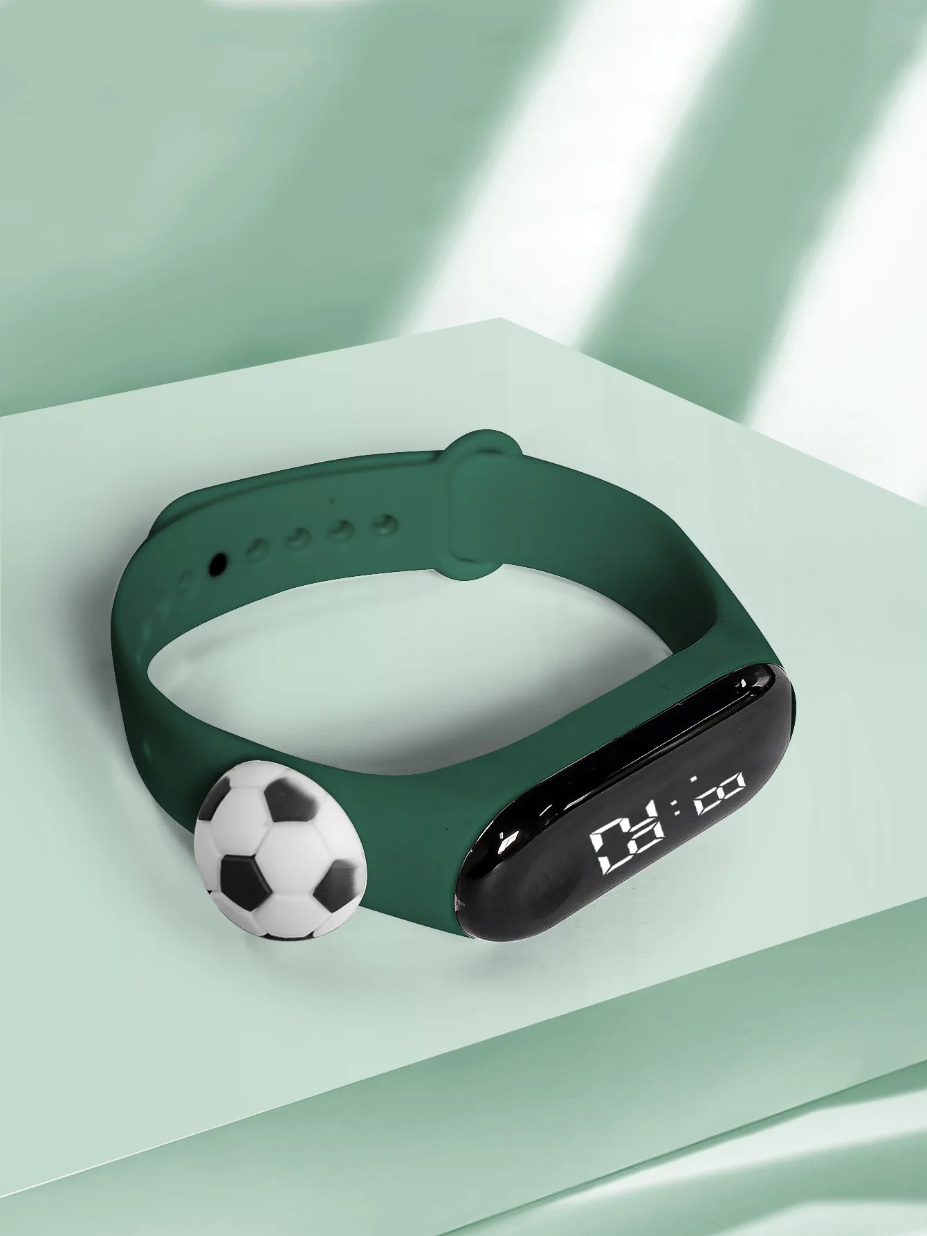 New Children's Outdoor Sports Watch Bracelet Simple Cartoon Football Student Electronic Watch Children's Festival Gift