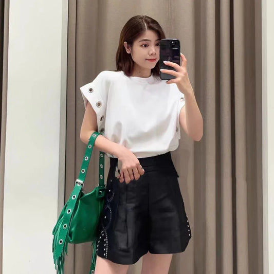 Women's summer fashion loose comfortable T-shirt sports casual short-sleeved casual tops