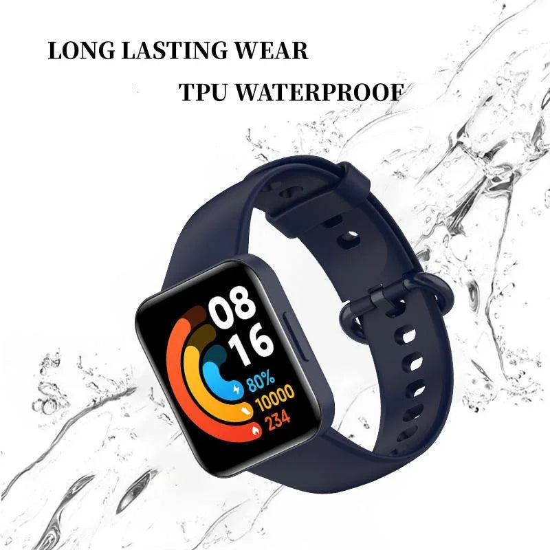 Strap for Redmi Watch 2 Lite Smart Watchband Accessory Soft TPU Silicone Replacement Wristband Bracelet for Redmi Watch2 Correa