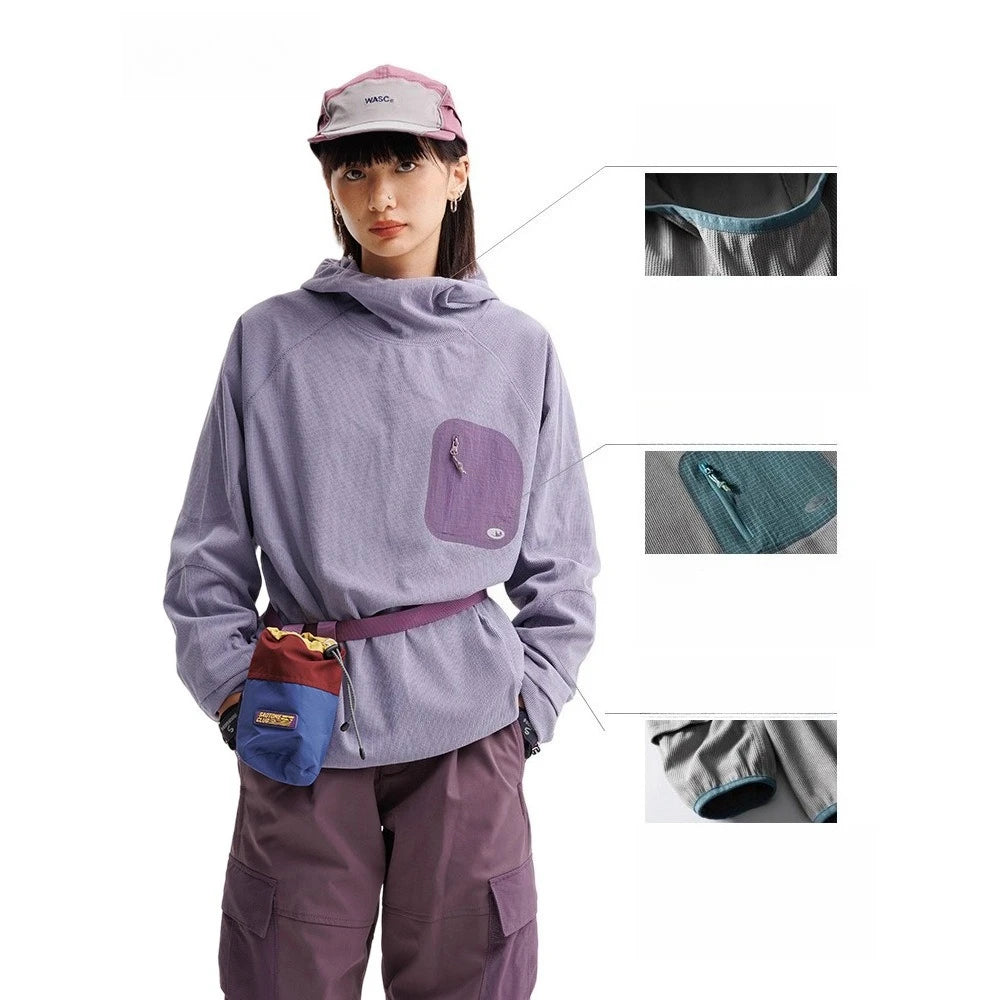 Outdoor Sports Lightweight Quick-Dry Hooded Fleece Training Top Unisex Design with Multiple Color Options Outdoor Camping Hoodie