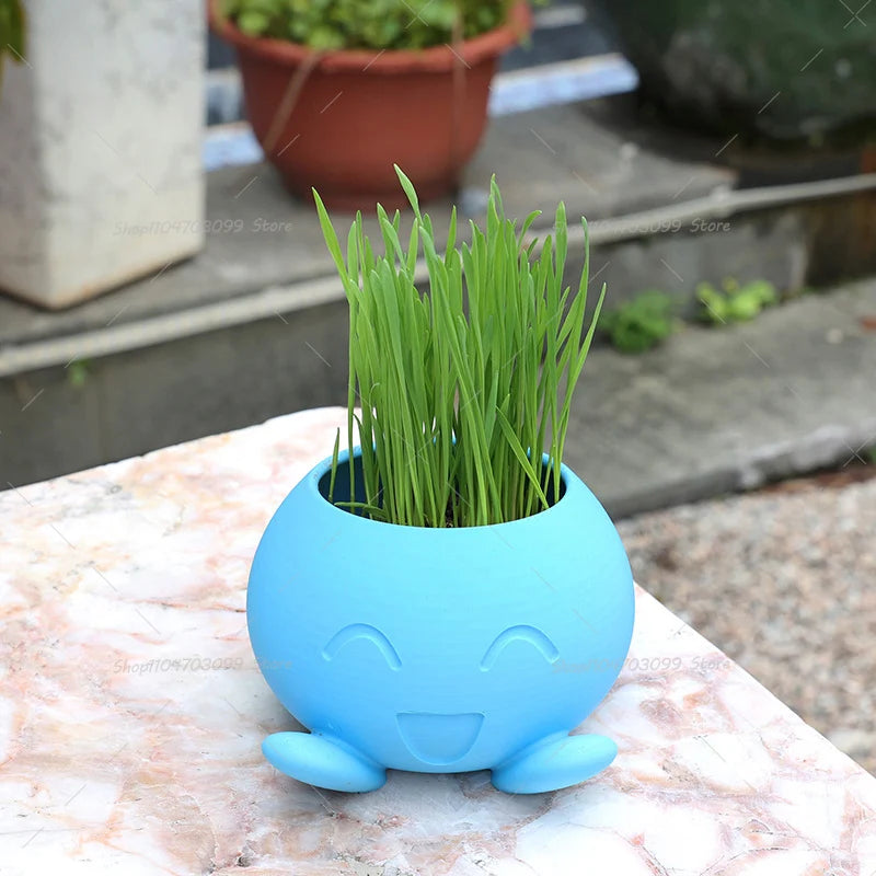 لوازم حديقة المنزل المطبوعة بتقنية الطباعة ثلاثية الأبعاد، أواني الزهور، أواني النباتات العصارية الإبداعية، أواني البونساي، ديكور المنزل