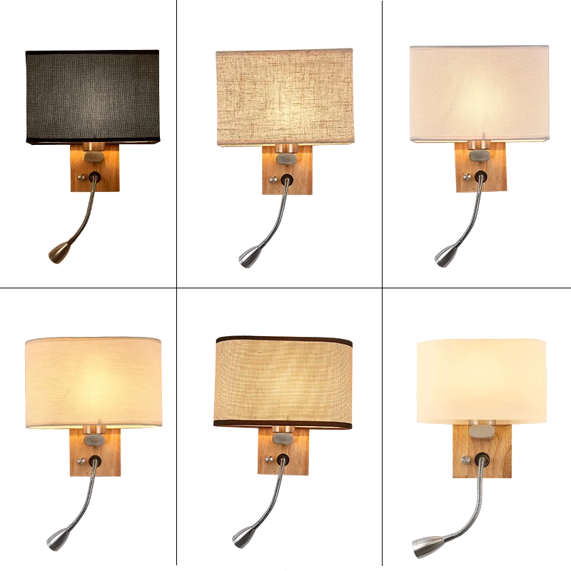 Bedroom Wall lamp With 3W Spotlight Modern Sconce for Living Room Bedside Bathroom Mirror Light Home Decor Indoor Light Fixtures