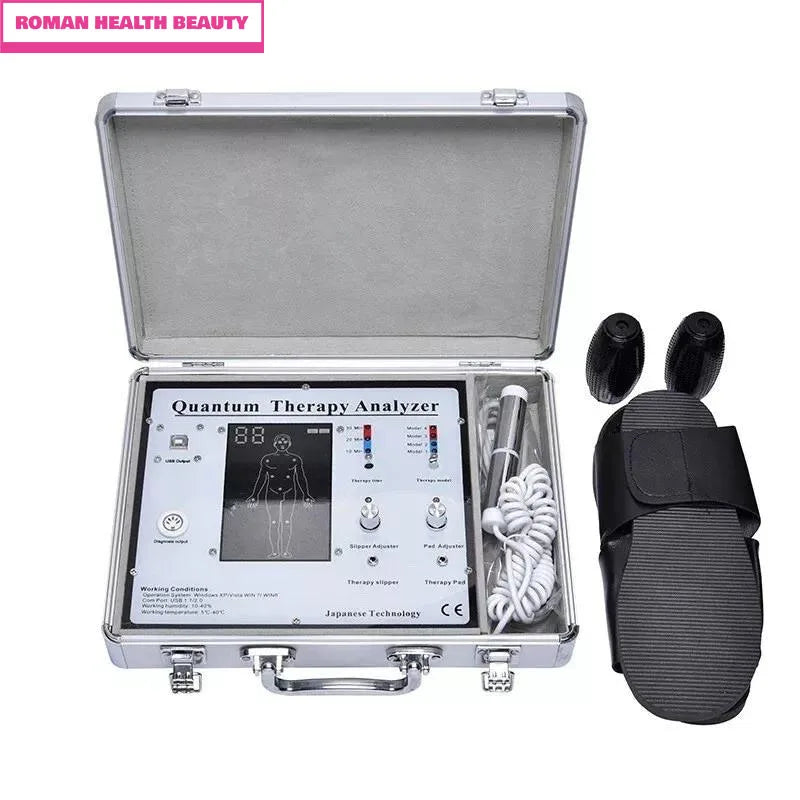 2025 4th Gen Quantum Resonance Health Analyzer Scanner with Massage Feature 50 Plus Reports Portable Home Clinic Wellness System