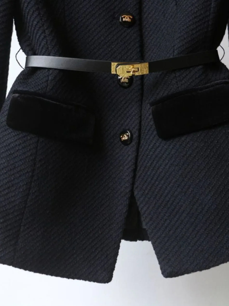 Fashion Temperament Single Breasted Loose Women's Suit Coat New in Spring Autumn Long Sleeve Casual Ladies Blazer Jacket Top SwiftNest