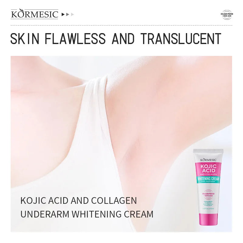 Body Moisturizing Underarm Whitening Cream Bleach Butt Knee Private Parts Melanin Brighten Lighten Dark Skin Care Women Beauty