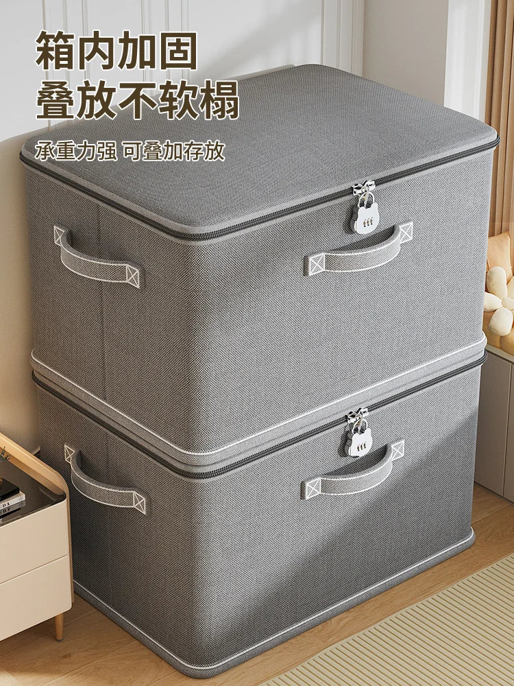 Large Capaci Loable Fabric Storage Box Foldable Organizer for Clothes And Accories Home And Office Use Wardrobe Solution