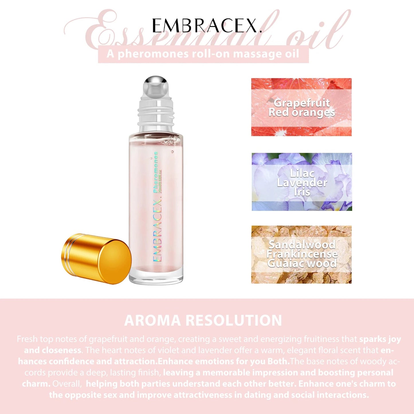 20ml Pheromone Perfumes Essential Oils Pheromone Perfume Women Oil Roll On Perfume Gifts Skincare SwiftNest