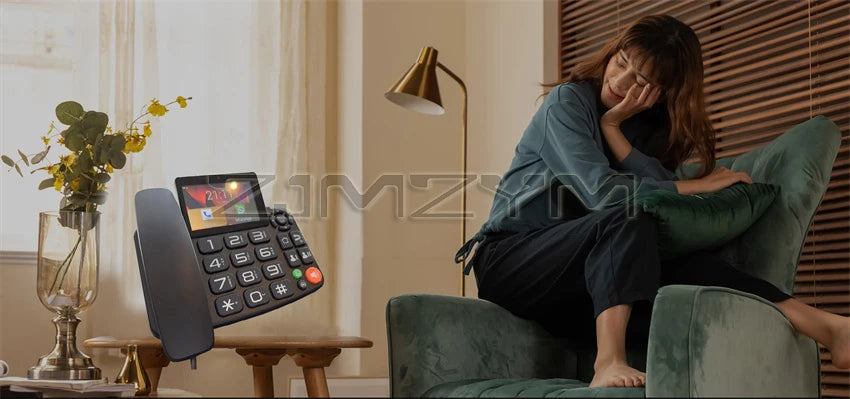 Android LTE Fixed Wireless landline 4G SIM network video phone universal elderly WIFI Touch Screen video Telephone home office