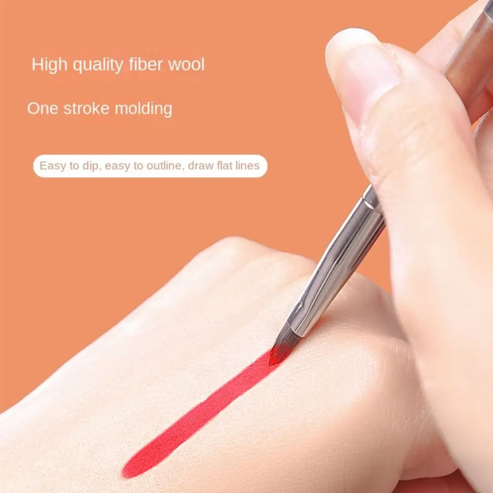 Makeup Brush Women Beauty Lip Gloss Brush with Protect Cap Lady Lipstick Brush Lip Brush Cosmetic Brush Concealer Brush