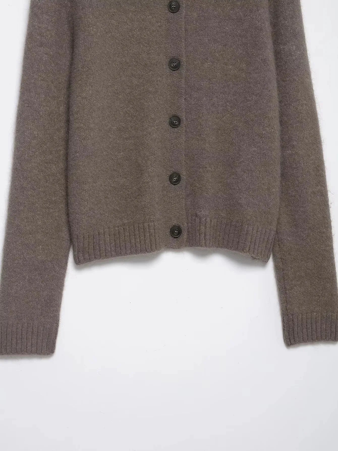 Women Autumn Winter Fashion Fall Vintage Patchwork Faux Fur Lapel Elegant Sweaters Single Breasted Knitwear Female Cardigans SwiftNest