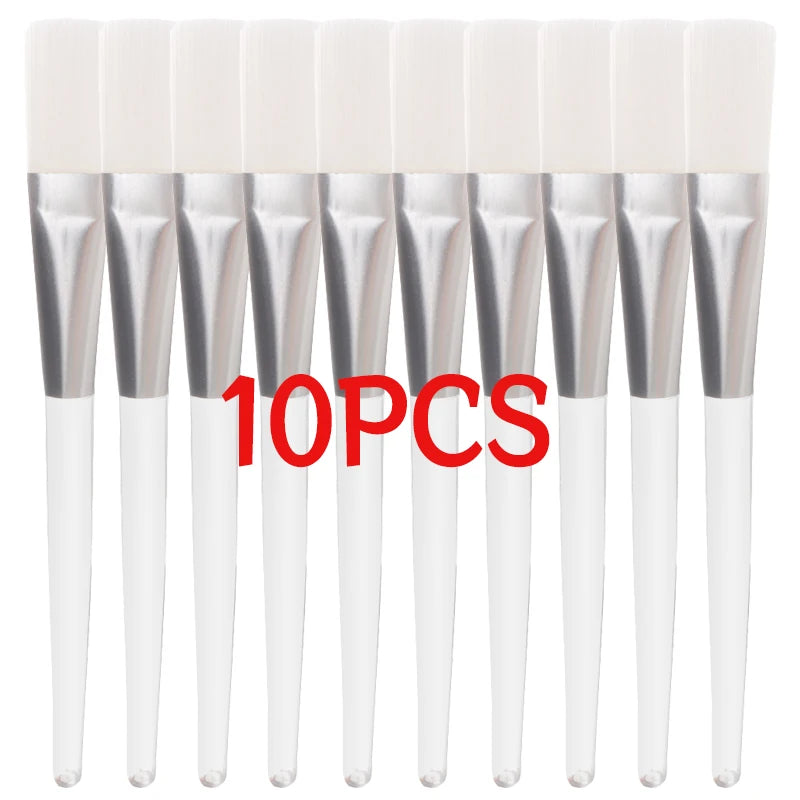 فرش أقنعة الوجه التجميلية، أدوات صنع أقنعة الوجه المصنوعة يدويًا من الشعر الناعم، فرش مكياج، أقنعة، أدوات وضع، صالون تجميل، سبا، أدوات العناية بالوجه