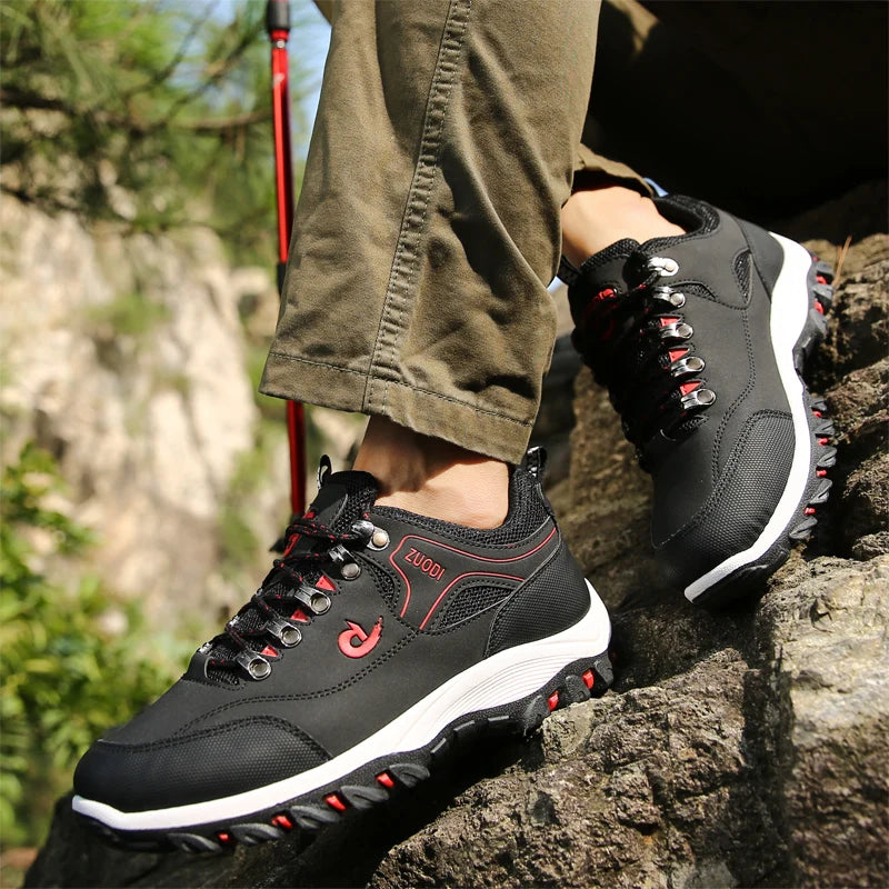 High-Quality Sports Shoes Men's Casual Shoes, Waterproof And Lightweight, Suitable For Outdoor Hiking, Mountaineering, City Work