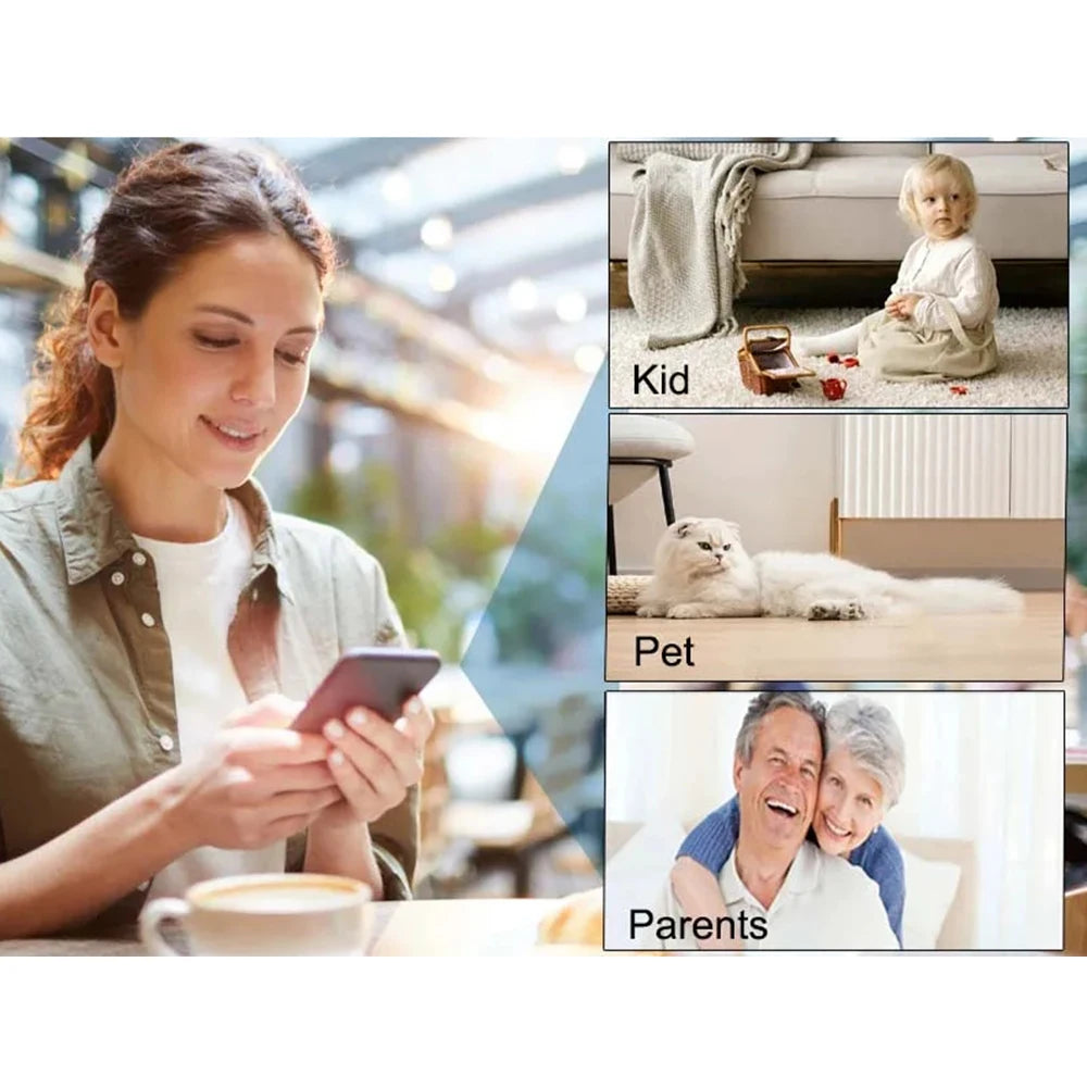 Wifi Camera DIY Portable Mini Camara Wifi 4K Micro Camcorder P2P Wireless Webcam Video Recorder Home Security Nanny Camera