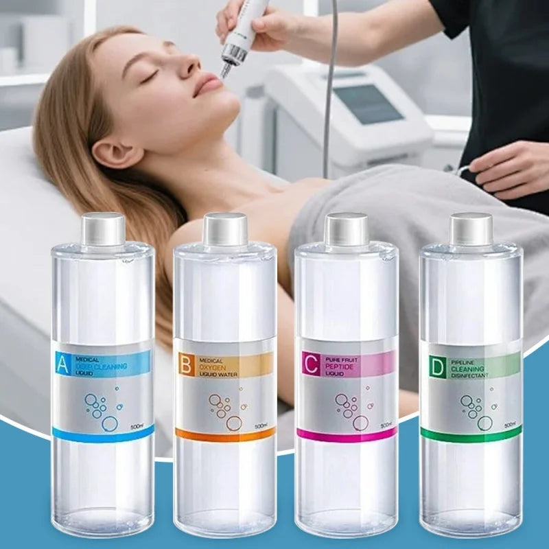 مجموعة مصل تقشير الوجه المائي لجهاز التجميل، تقشير البشرة، تقشير الوجه، ترطيب البشرة، تنظيف عميق