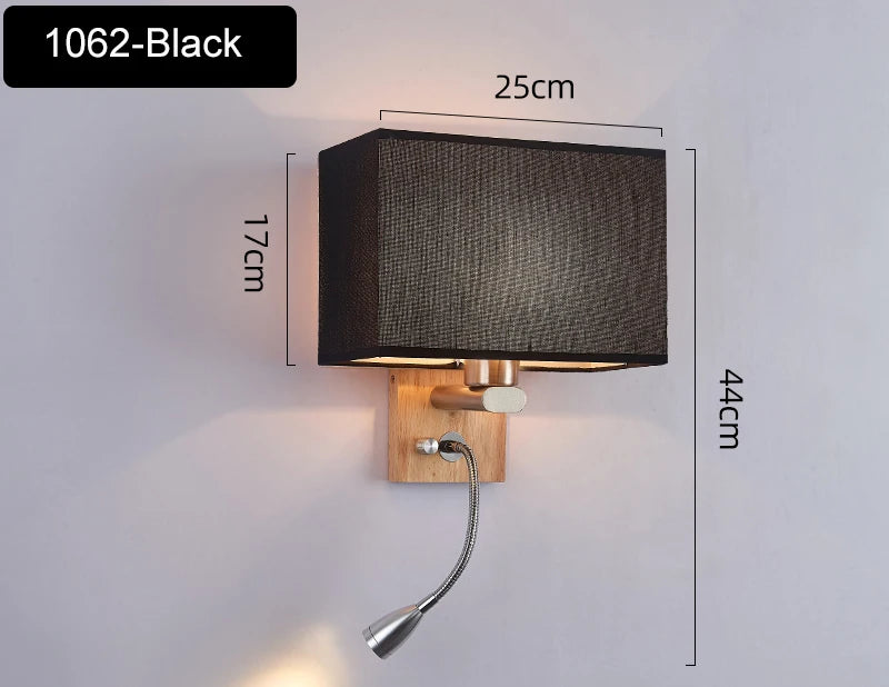 Bedroom Wall lamp With 3W Spotlight Modern Sconce for Living Room Bedside Bathroom Mirror Light Home Decor Indoor Light Fixtures