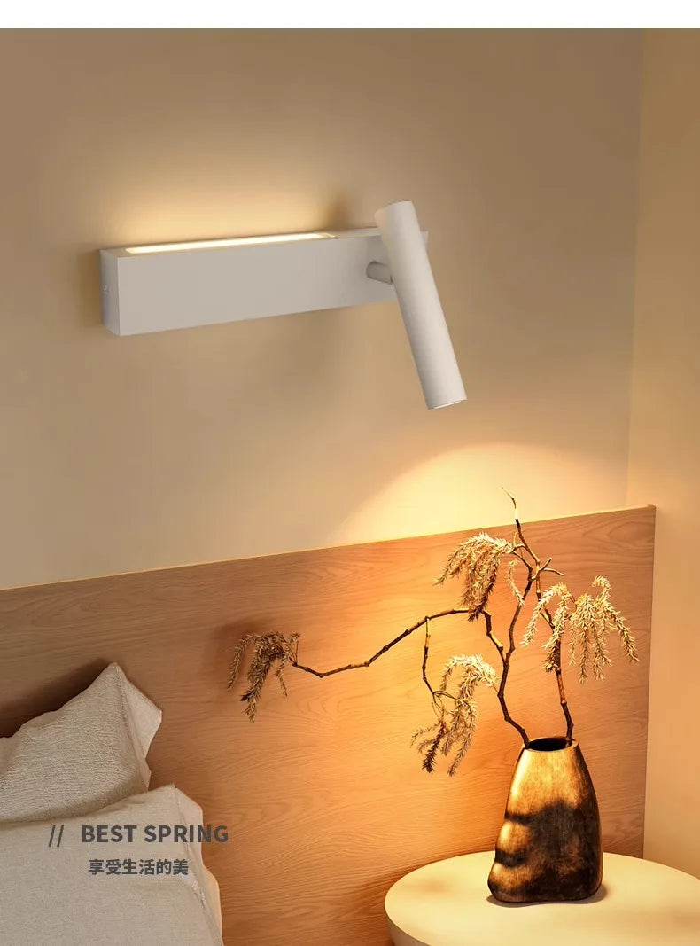 Bedroom Bedside LED Wall Lamp Atmosphere Lamp Modern And Simple Living Room Background Wall Lamp Corridor Wall Spotlight