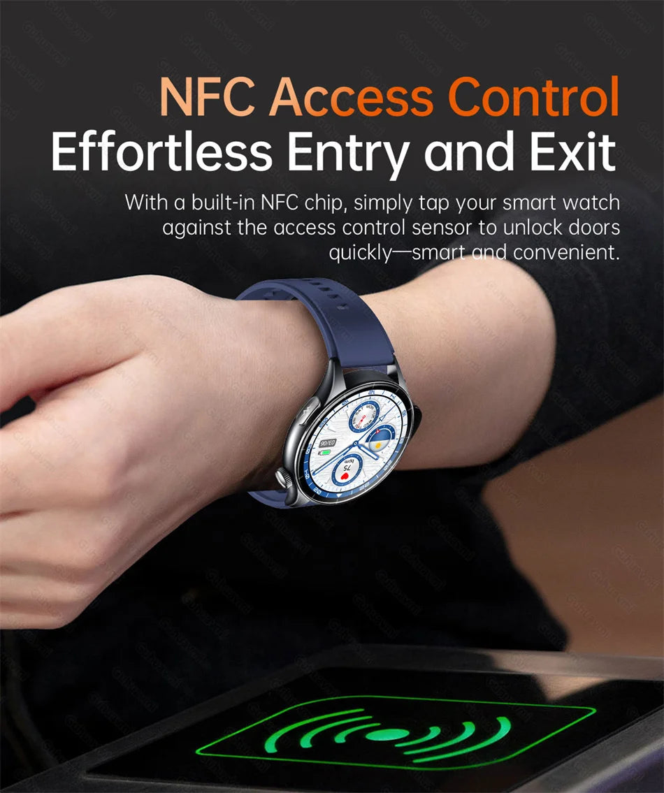 Sapphire 2025New Health managed Smart Watch Health measure Blood Fat Uric Acid Call ECG+PPG blood pressure Health Smartwatch IOS