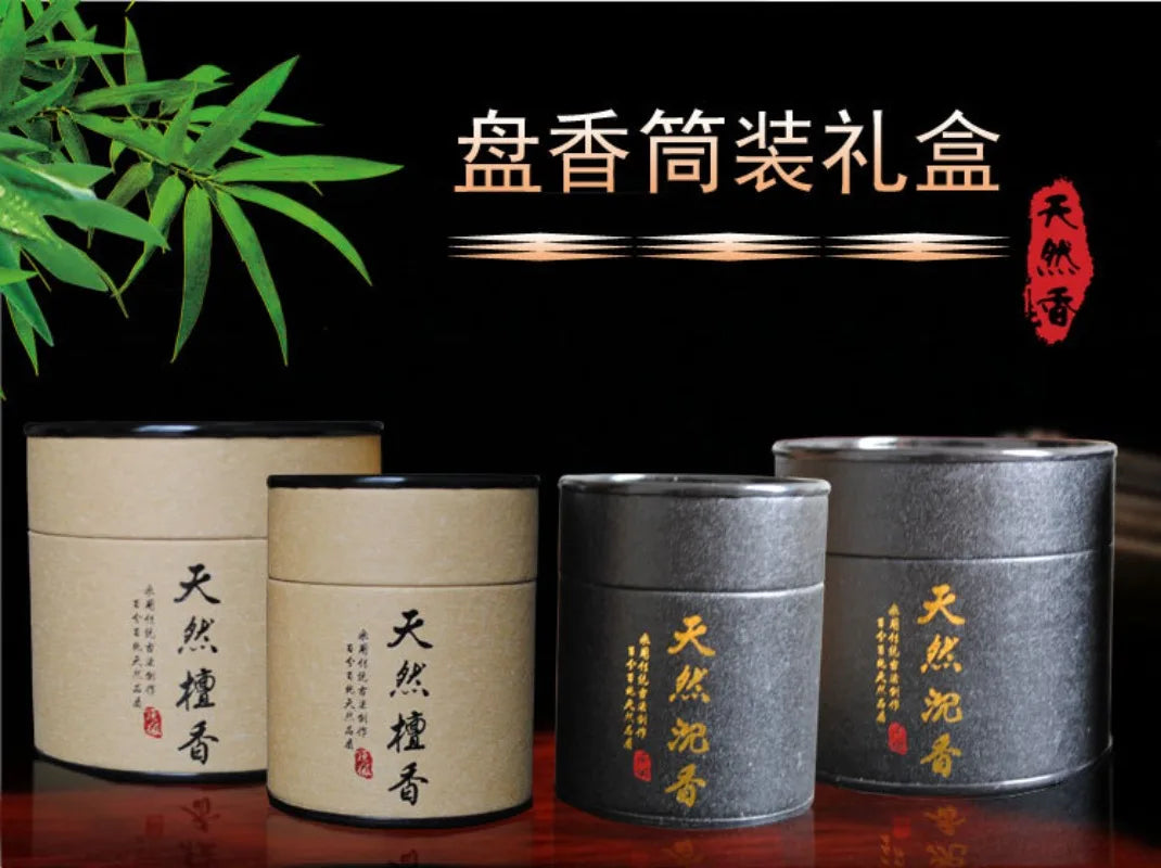 Natural Incense Coils Burn for 4 Hours. Sandalwood and Agarwood Incense Coils Are Used for Home Health and Wellness Incense