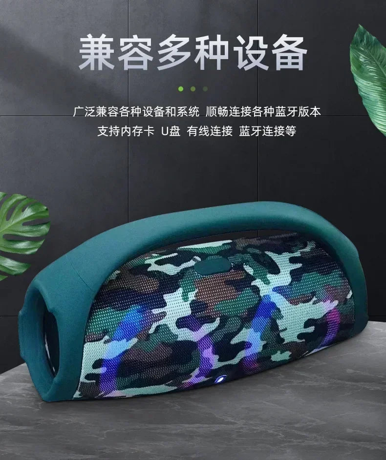 HIFI Wireless Bluetooth Speaker Portable Waterproof High Power Sound Column Stereo Surround RGB Subwoofer Caixa De Som TWS/USB