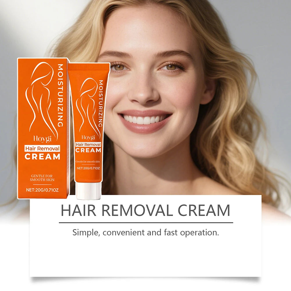 Sensitive Skin Facial Hair Removal Cream Gentle Painless Depilatory Effective Hair Removal Reshaping Skin Smooth Silky