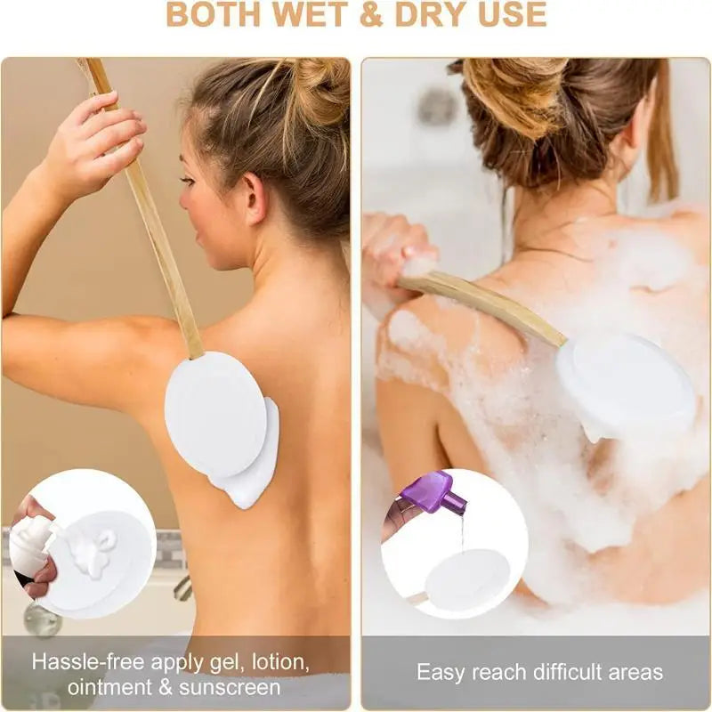 أداة وضع لوشن واحدة للظهر والقدمين وكبار السن والنساء، كريم طبي مرطب للبشرة وواقي من الشمس، مناسب لي أيضًا