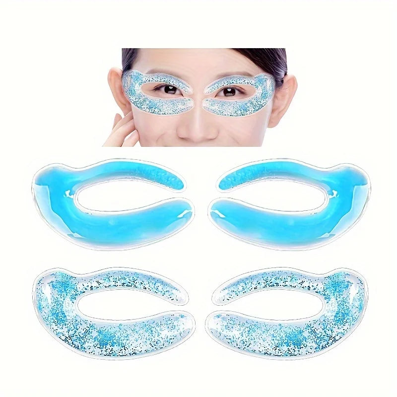 رقعة عين جل باردة لتبريد الجفن المزدوج للعين، أداة للعناية بالوجه من أجل الجمال والعناية الشخصية