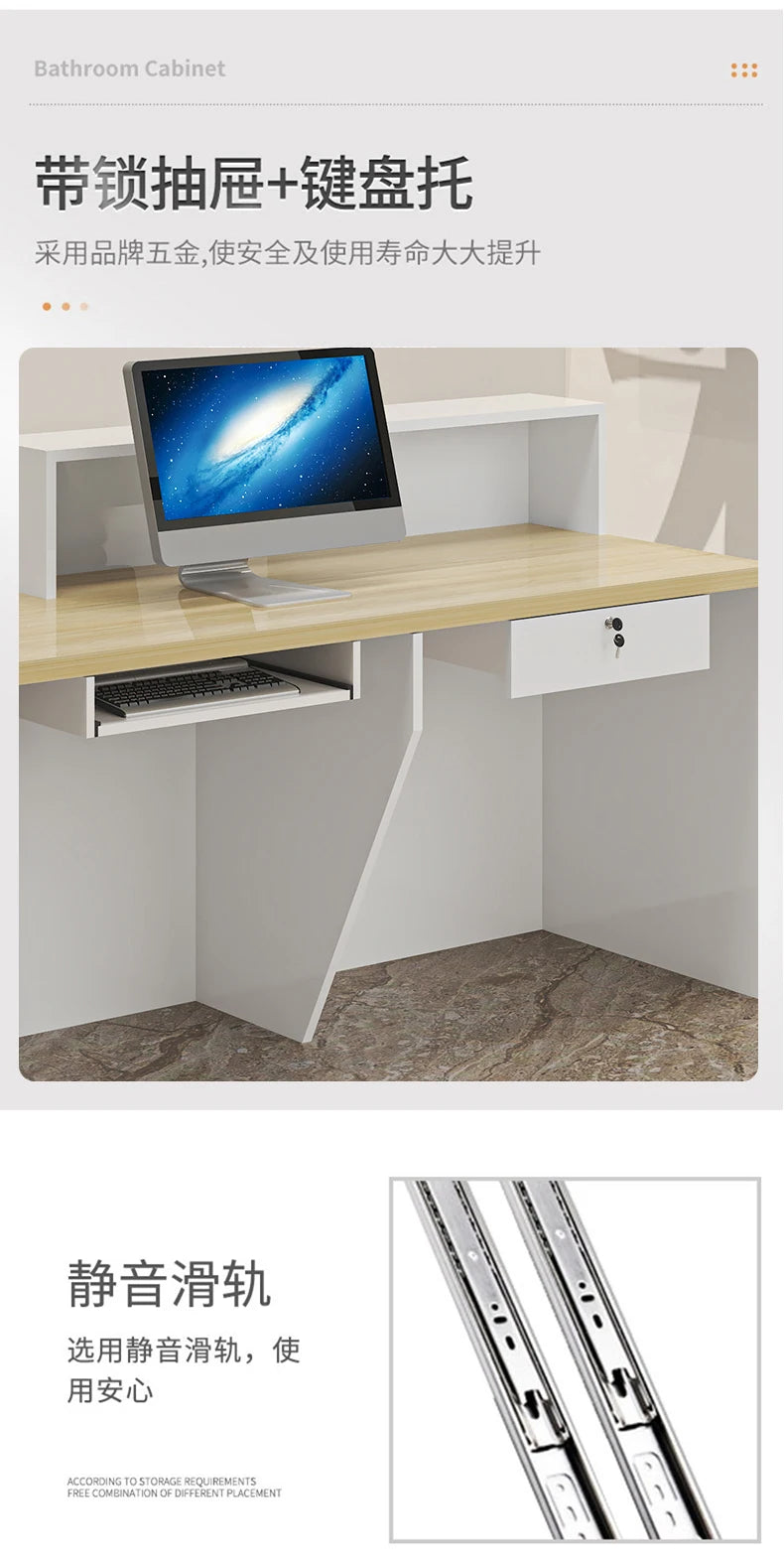 Kitchen Counter Reception Desks Decorations Display Beauty Salon Reception Desks Small Mostrador Negocio Commercial Furniture