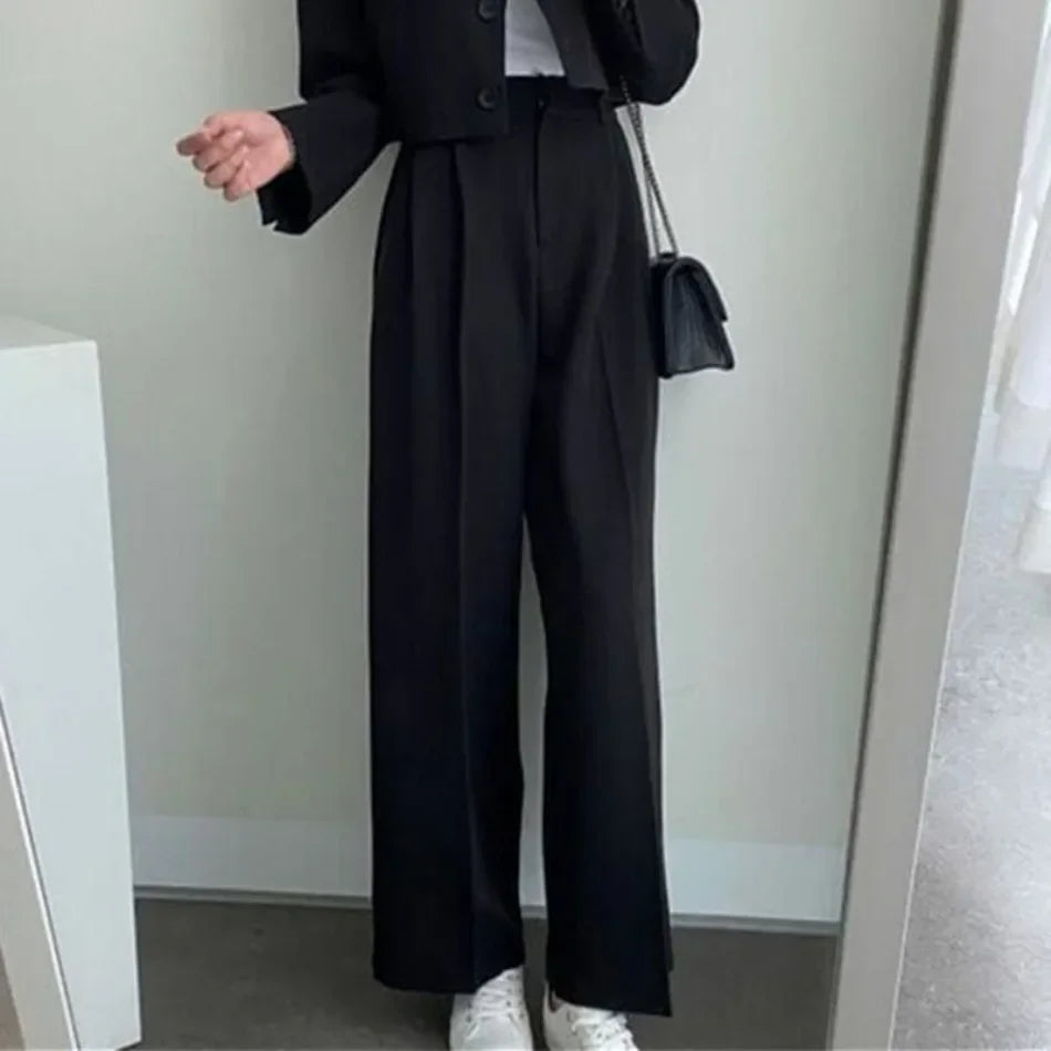 Fashion 2 Piece Sets Women Outfits Spring Autumn New in Korean Pants Sets Commuter Elegant Suit Coat 2 Piece Sets Women Jacket SwiftNest