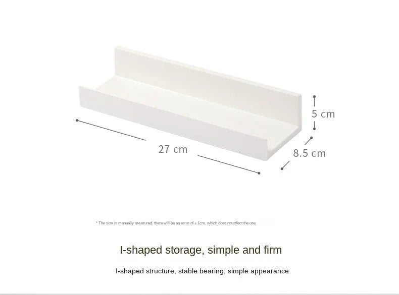 Bathroom Shelf Makeup Storage Organizer  Rack Self Adhesive No-drill Shelves Wall Shampoo Rack Shower Shelf