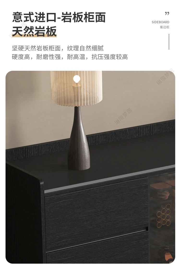 Kitchen Shelf Cabinets Living Room Storage Display Black Closets Cabinet Buffet Cupboard Mueble Recibidor De Entrada Decor