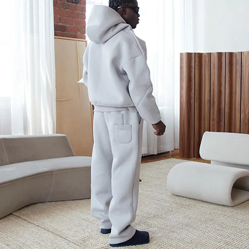 Men's New Sportswear Set | Trendy 2-Piece (Hoodie & Pants) for Outdoor Basketball