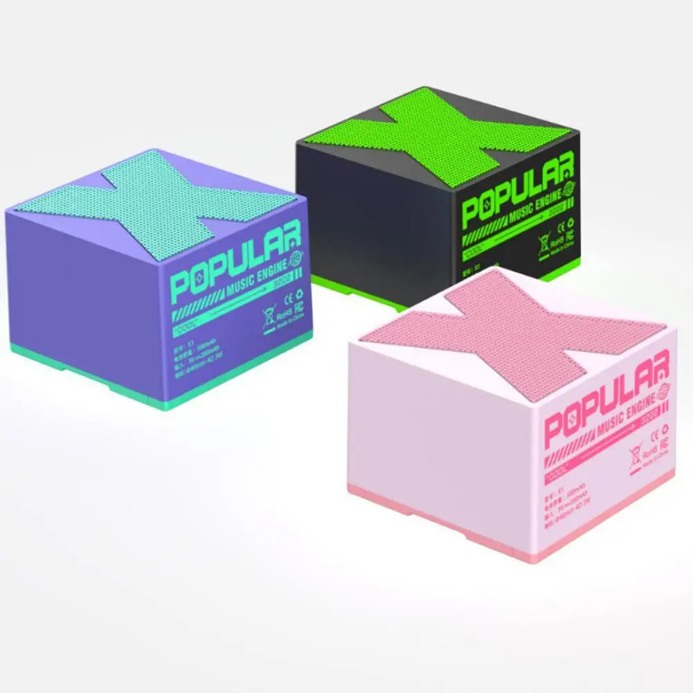 مكبر صوت محمول بتقنية البلوتوث - صوت محيطي عالي الدقة بزاوية 360 درجة، جهير قوي، صوت ثلاثي الأبعاد، إمكانية الاقتران، أحدث إصدار من تقنية البلوتوث 5.4، فكرة هدية مثالية