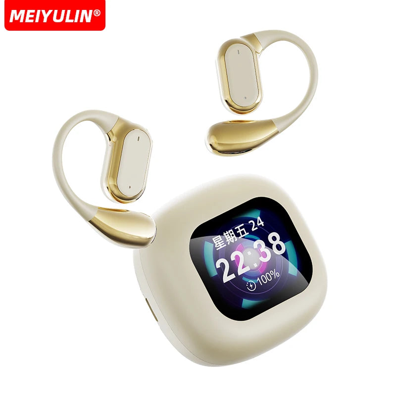 Real-Time Language Translator Headphones Bluetooth Wireless Earphones Sports Noise Reduction Earhooks Headset Smart Touch Screen