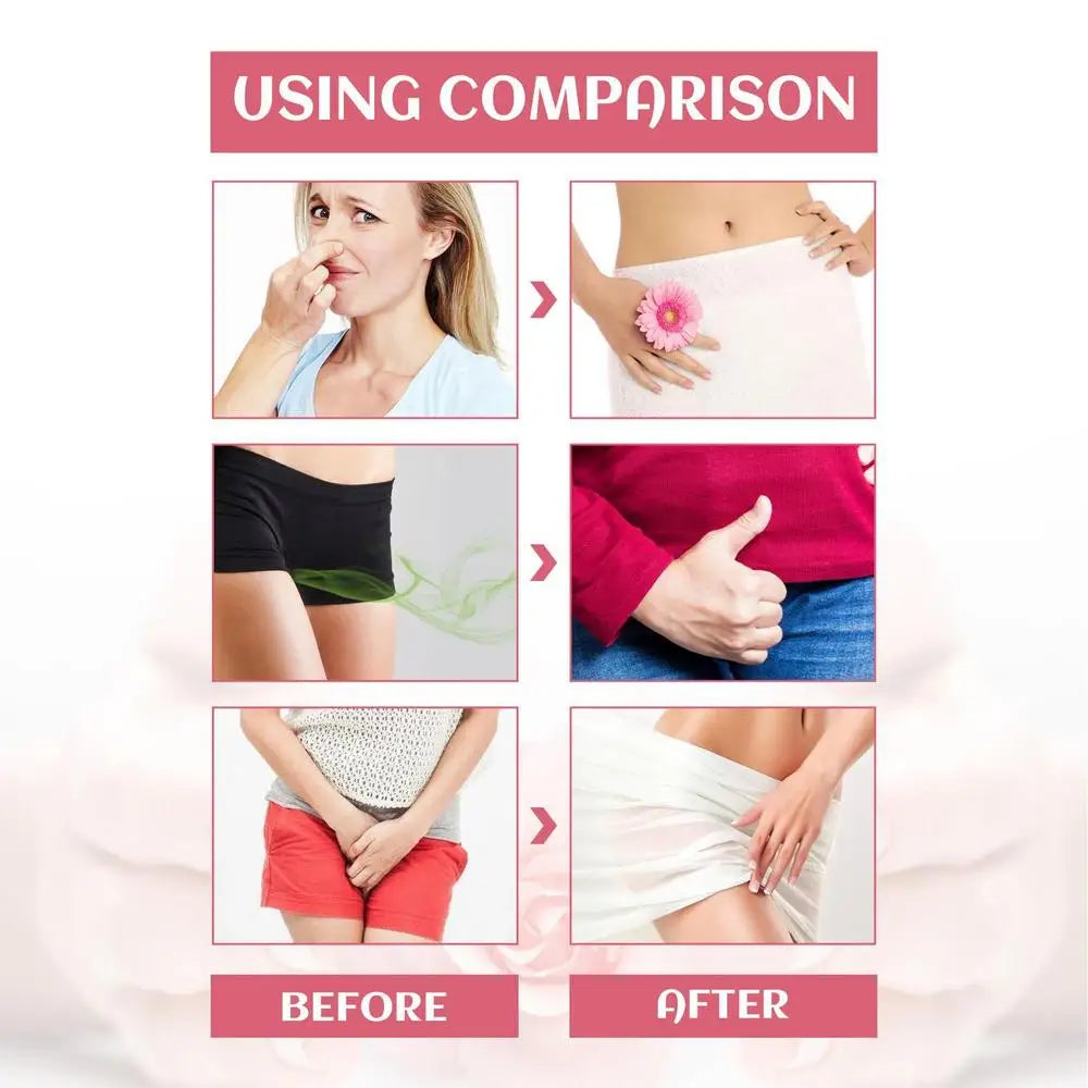 بخاخ طبيعي للأجزاء الحساسة للنساء، يقلل من الرائحة، مرطب للعناية بالمهبل، مزيل للعرق مهبلي أنثوي للجزء الحميم