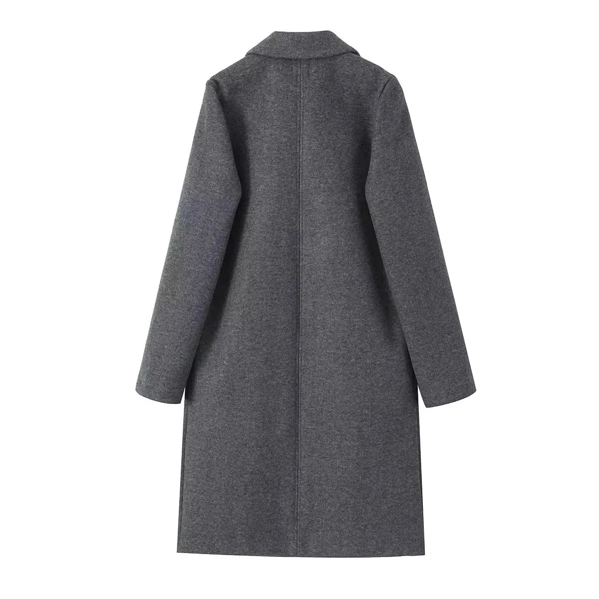 2025 women's wear  new European style women's wear new fashion casual temperament simple cloth coat coat wool coat