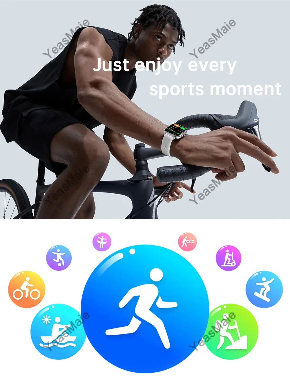 ساعة ذكية رياضية خارجية 2025 للنساء والرجال، ساعة لقياس معدل ضربات القلب وضغط الدم والأكسجين، خلفية شاشة، ساعات ذكية مزودة بخاصية الاتصال اللاسلكي وبلوتوث