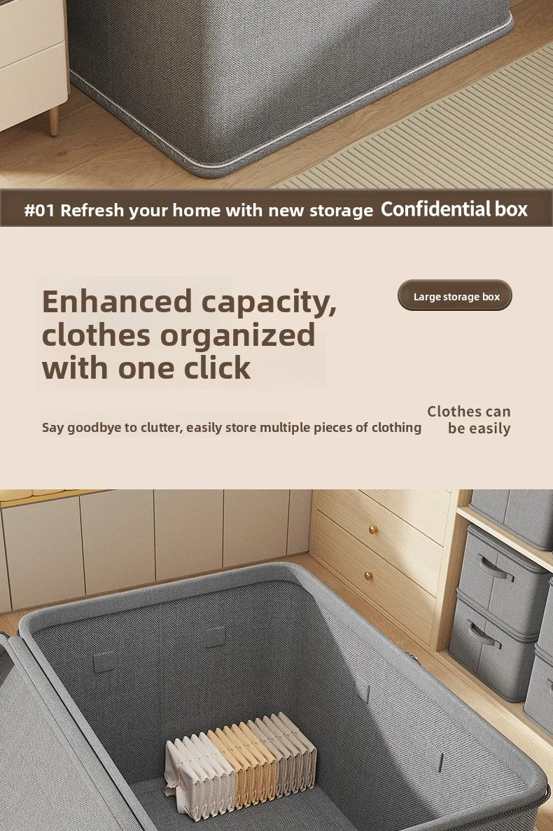 Large Capaci Loable Fabric Storage Box Foldable Organizer for Clothes And Accories Home And Office Use Wardrobe Solution