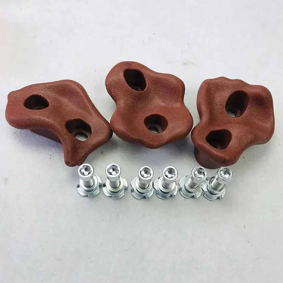 Toys For Children Kids Rock Climbing Wall Holds Games Children Wood Wall Climbing Stones Toys Child Playground Outdoor Playset